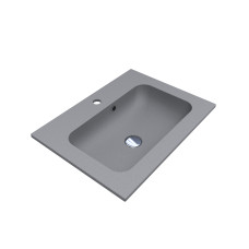Умывальник DELLA 600 GRAY из кварцевого песка