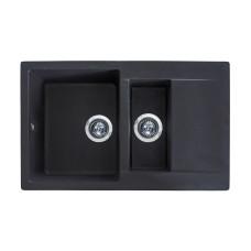 Кухонна мийка LAPAS чорна