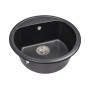 Кухонная мойка MALIBU матовая черная