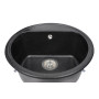 Кухонная мойка MALIBU матовая черная