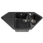 Кухонна мийка TIRION чорна