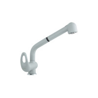 Змішувач для мийки EMMEVI LUXOR (з лійкою) BIG світлосірий AG7066