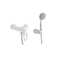 Смеситель для душа EMMEVI LUXOR белый-хр BC7002RB