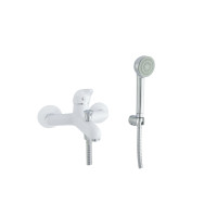 Змішувач для ванни EMMEVI GIGLIO білий-хр BC8001GB