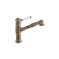 Смеситель для кухни EMMEVI LAGUNA (с лейкой) БРОНЗА BR 40065A керамика