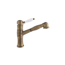 Змішувач для кухні EMMEVI LAGUNA (з лійкою) БРОНЗА BR 40065A кераміка