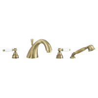 Смеситель для ванны EMMEVI DECO ceramica 4 отв бронза с/акс BR121120