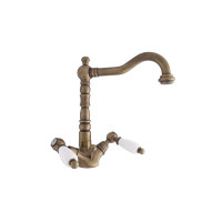 Змішувач для умивальника EMMEVI DECO ceramica бронза BR121613