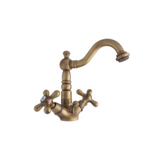Змішувач для умивальника EMMEVI DECO old бронза с / ін BR12615