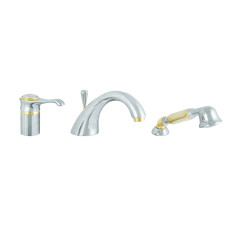 Змішувач для ванни EMMEVI TIFFANY хр-зол вбуд 3 відп CO60120