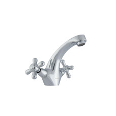 Змішувач для умивальника MIXXEN “Медея” литий б / п хрест HB1009805C BIG