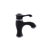 Змішувач для умивальника EMMEVI TIFFANY ЧЕРНхр NEO6003