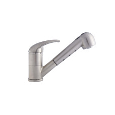 Змішувач для кухні EMMEVI ALEXA з лійкою нікель NS24065