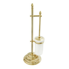 Йоржик для унітазу ALL VENEZIA золото на підлогу + стійка OR VZ320