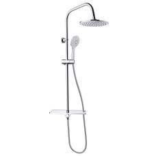 Колона для душа PERLA SPLASH хром без змішувача з аксесуарами PSF2001