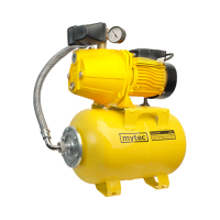 Насосна станція MYTEC JM 1,1 кВт чавун коротка база (24 л сталь жовтий MYTEC+PM-5)