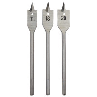 Набір свердел пір'яних 3шт Ø16, 18, 20мм Grad 1314625