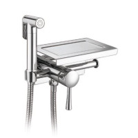 F7516 Гігієнічний душ з поличкою + тримач паперу Ø35 FRAP 1/10