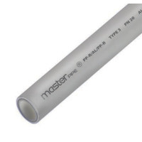 Труба PPR з алюм.фольгою PPR-AL-PPR  Ø32  TEBO сіра 4/40 м