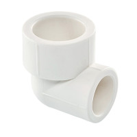 Кутник PPR редукційний Ø25/20 х 90* ВВ Tebo бiлий 30/360