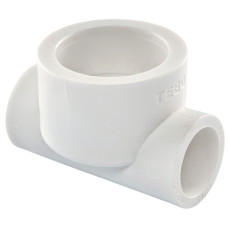 Трійник PPR редукційний 50 х 32 х 40 Tebo білий 4/64