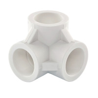 Трійник PPR кутовий Ø25 Tebo бiлий 25/250