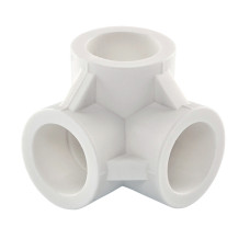 Трійник PPR кутовий Ø25 Tebo бiлий 25/250