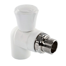 Кран кульовий PPR радіаторний кутовий 20х1/2