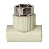 Трійник PPR з накидною гайкою Ø20 х 3/4