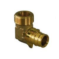 1023024 Коліно латунь Q&E 90° з внутрішньою різьбою Ø20 х 1/2