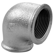 09025064 Редукційне коліно оцинковане білий чавун Ø1 1/4
