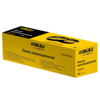 Ізострічка ПВХ чорна 0,13мм × 19мм × 20м Premium Sigma 8411611