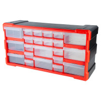 Органайзер пластиковий вертикальний 22 висувних відсіки 250 × 500 × 160мм Ultra 7417522