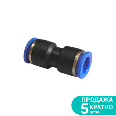 З'єднання цангове пряме Ø10×10мм Sigma 7026041