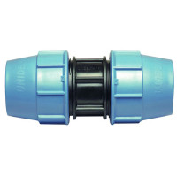 1001  UNIDELTA  Муфта затискна  Ø25  PN16  PP-B УФ захист