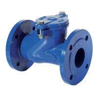 F7.10006510B Фланцевый обратный клапан высокопрочный чугун с шаром NBR -10/70C DN65 Brandoni S.p.A.