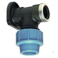 1034  UNIDELTA  Коліно затискне настінне  Ø20 x 1/2