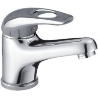 F1002-В (H02) Змішувач для умивальника литий гусак шпилька Ø40 FRAP 1/10