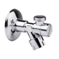 Кран кутовий Icma №518 з кран-буксою і фільтром 1/2