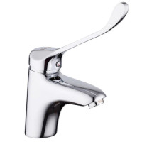 F1054 Змішувач для умивальника литий гусак ЛІКТЬОВИЙ шпилька Ø40 FRAP 1/10