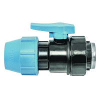1071  UNIDELTA  Кран кульовий для ПЕ труб  Ø50 x 1 1/2