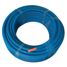 Труба PERT-OXY 5-ти шарова в гофрі СИНЯ Ø 16х2,0мм  Pestan Сербія 50 м