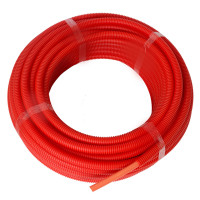 Труба PERT-OXY 5-ти шарова в гофрі ЧЕРВОНА Ø 16х2,0мм  Pestan Сербія 50 м