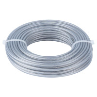 Волосінь для тримера з алюмінієвим кордом Ø3.0мм 15м Sigma 5614021