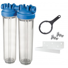 ZA1802911 Фільтр-колба DP BIG DUO TS прозора Ø1 1/2