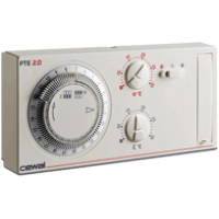 91941200 Електронний хронотермостат PTE 2.0 6÷30°C 2-режими температури Cewal S.p.A.