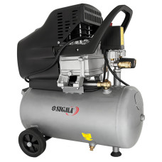 Компресор одноциліндровий 1.8кВт 230 л/хв 8бар 24л 2 крана Sigma 7043131