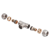 Трійник металопластиковий Icma №537 16х3/4