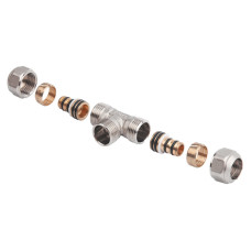 Трійник металопластиковий Icma №537 16х3/4