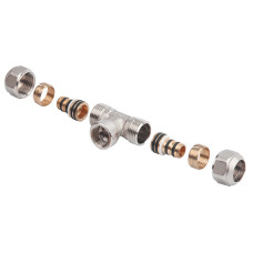 Трійник металопластиковий Icma №548 16х3/4